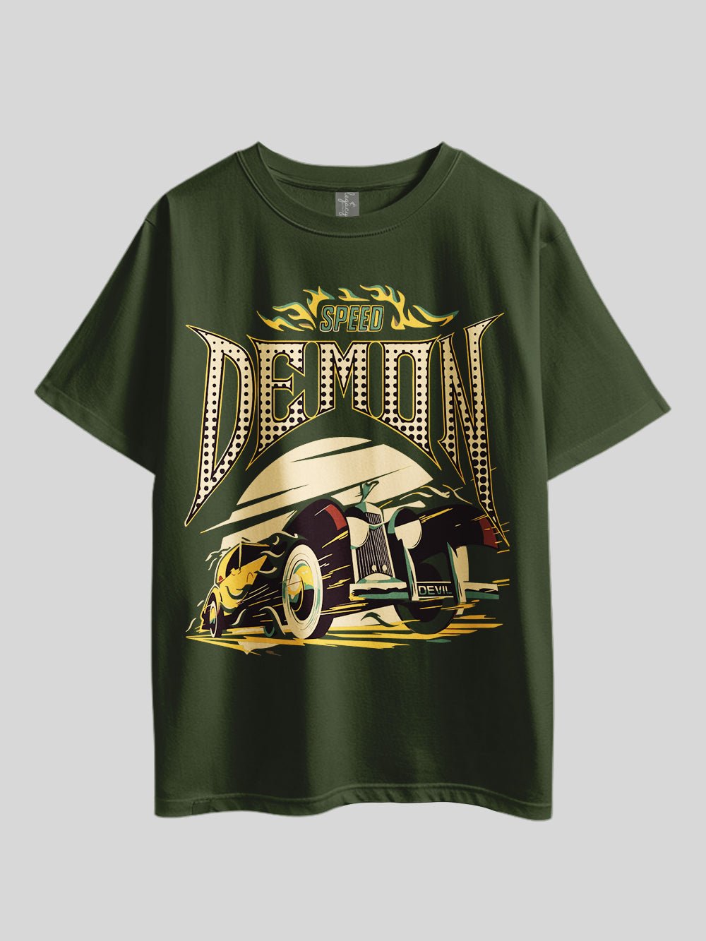 SPEED DEMON CAR Graphic Printed Drop Shoulder T-shirt Legacy Boutiques Bangladesh Legacy Boutiques Legacy Boutiques