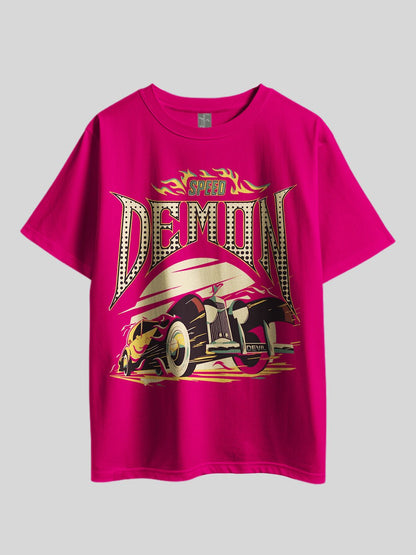 SPEED DEMON CAR Graphic Printed Drop Shoulder T-shirt Legacy Boutiques Bangladesh Legacy Boutiques Legacy Boutiques