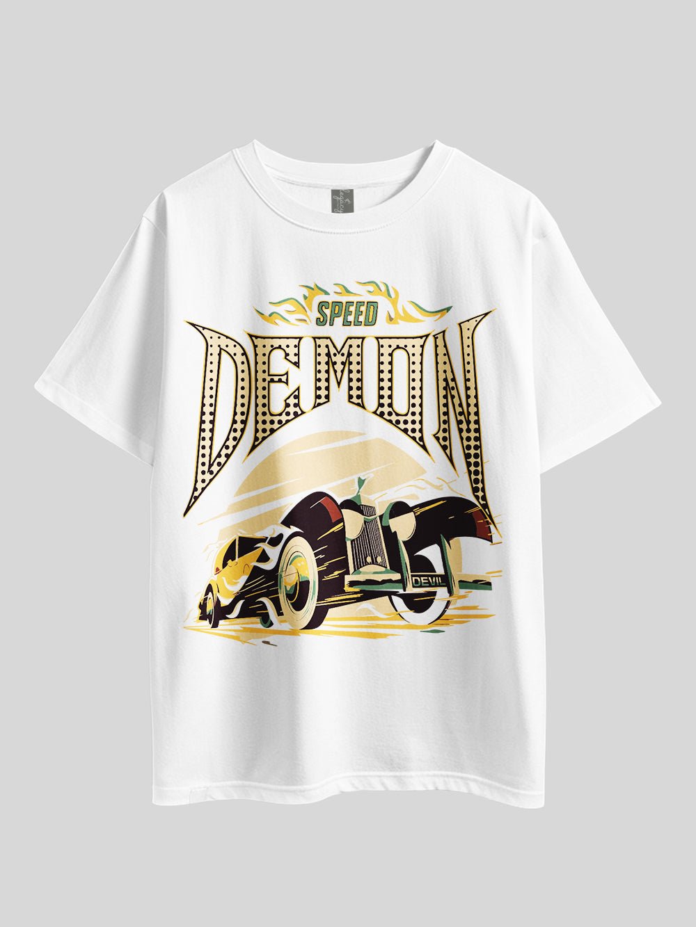 SPEED DEMON CAR Graphic Printed Drop Shoulder T-shirt Legacy Boutiques Bangladesh Legacy Boutiques Legacy Boutiques