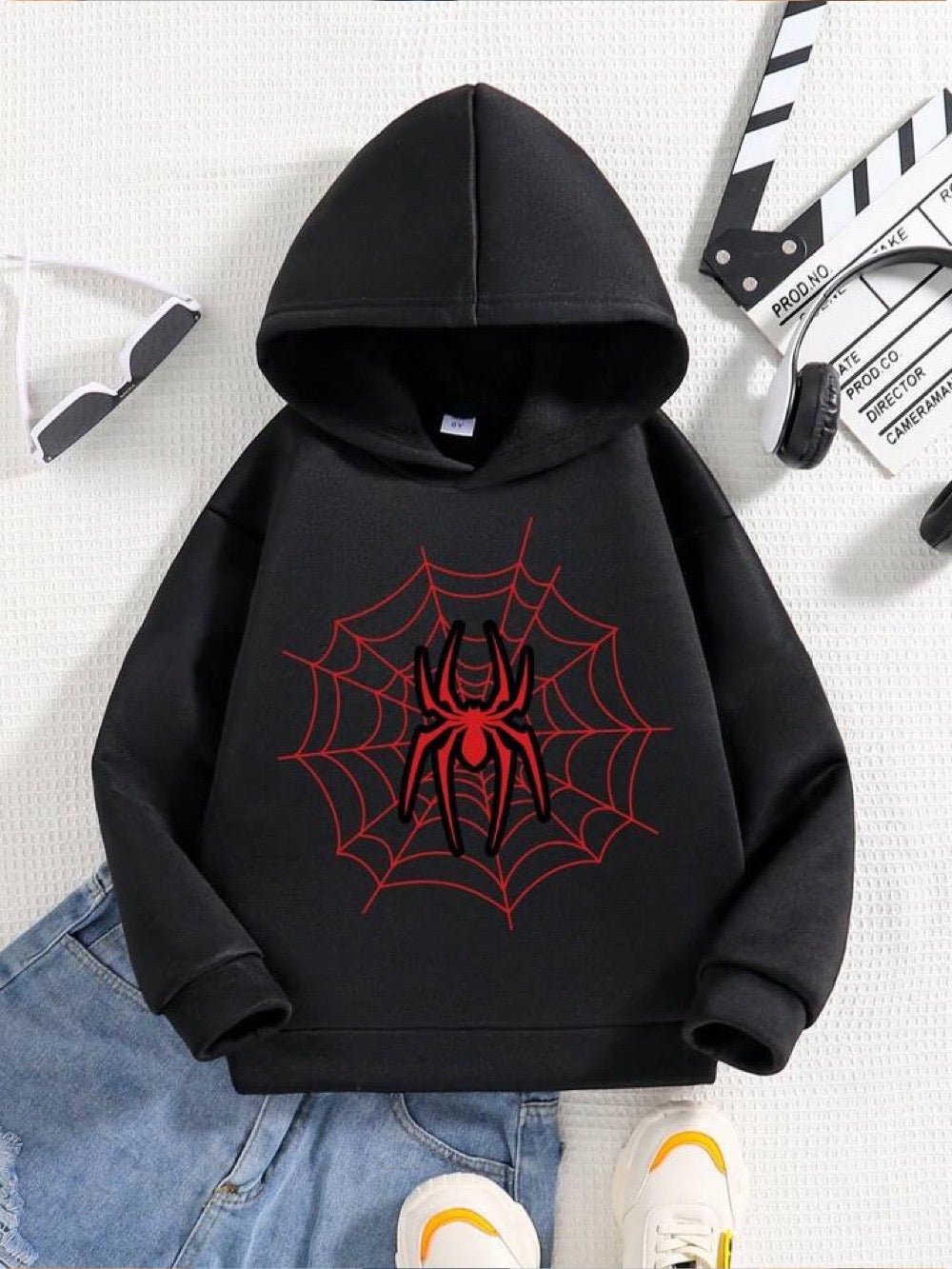 Spider Web Printed Boys And Girls Hoodie Legacy Boutiques Legacy Boutiques