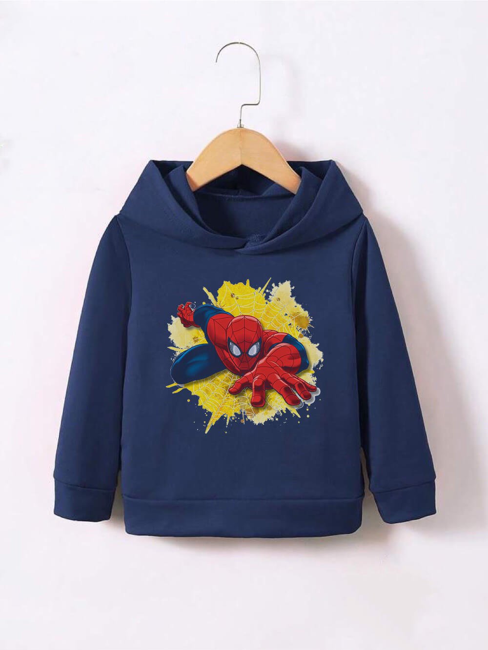 SpiderMan Printed Kids Girls Boys Cotton Casual Hoodie in Bangladesh Legacy Boutiques Legacy Boutiques