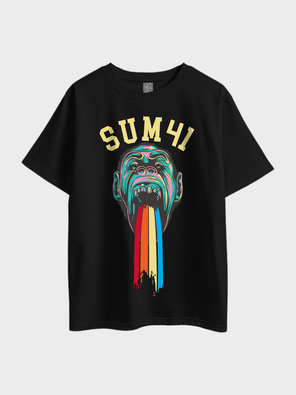Sum 41 MU 8 DTG Printed Oversized Metal Men&