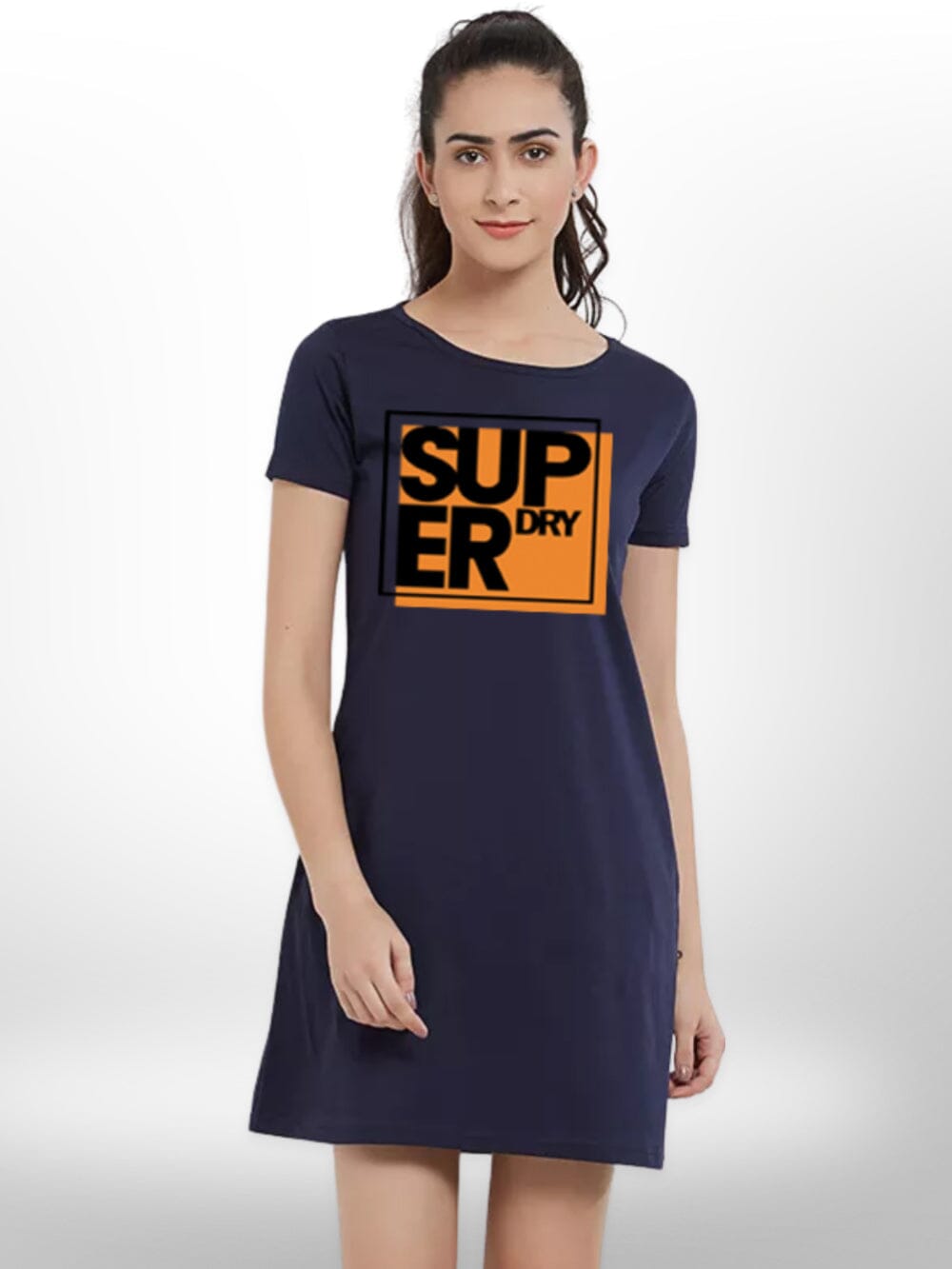 Super You Are Printed Long T-shirt For Women&