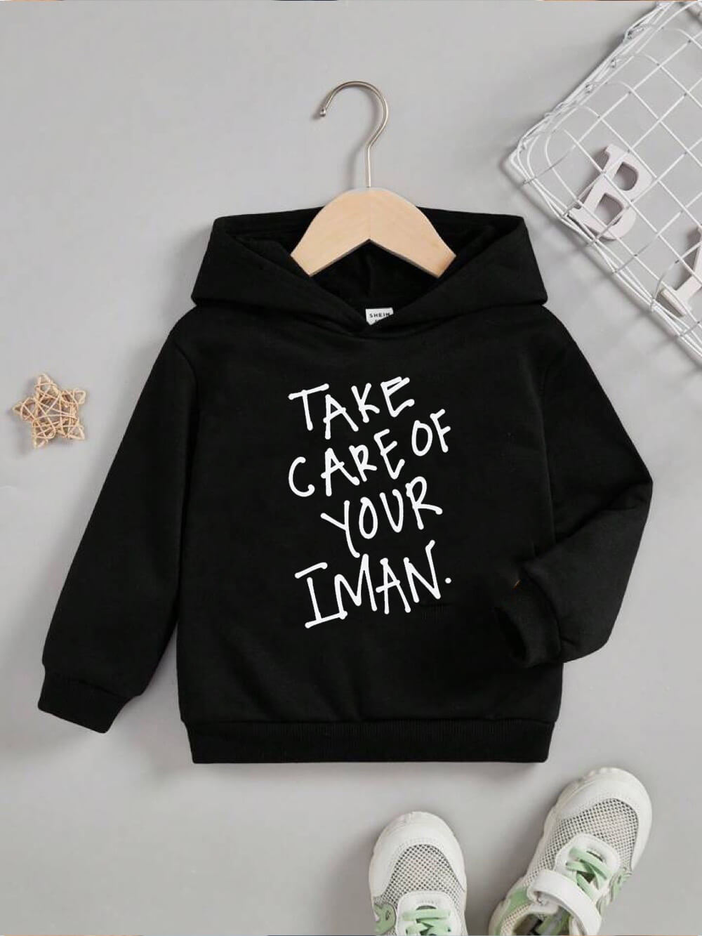 Take Care Of Your Imaan Printed Kids Boy Girl Cotton Islamic Premium Quality Hoodie Legacy Boutiques Dhaka Legacy Boutiques Legacy Boutiques