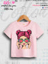 Teen Girl Cartoon Character Print Casual Short Sleeve Girls T-Shirt Legacy Boutiques Legacy Boutiques
