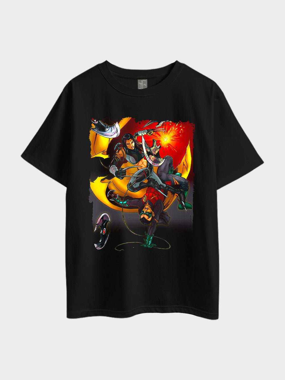 The Adventures of Robin Hood Printed Rock Metal Oversized Mens T-shirt Legacy Boutiques BD Legacy Boutiques Legacy Boutiques