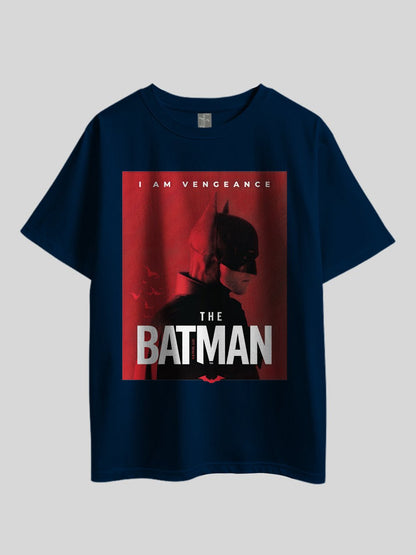 THE BATMAN I AM VENGEANCE" Graphic Printed Drop Shoulder T-shirt Legacy Boutiques Dhaka Legacy Boutiques Legacy Boutiques