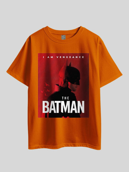 THE BATMAN I AM VENGEANCE" Graphic Printed Drop Shoulder T-shirt Legacy Boutiques Dhaka Legacy Boutiques Legacy Boutiques