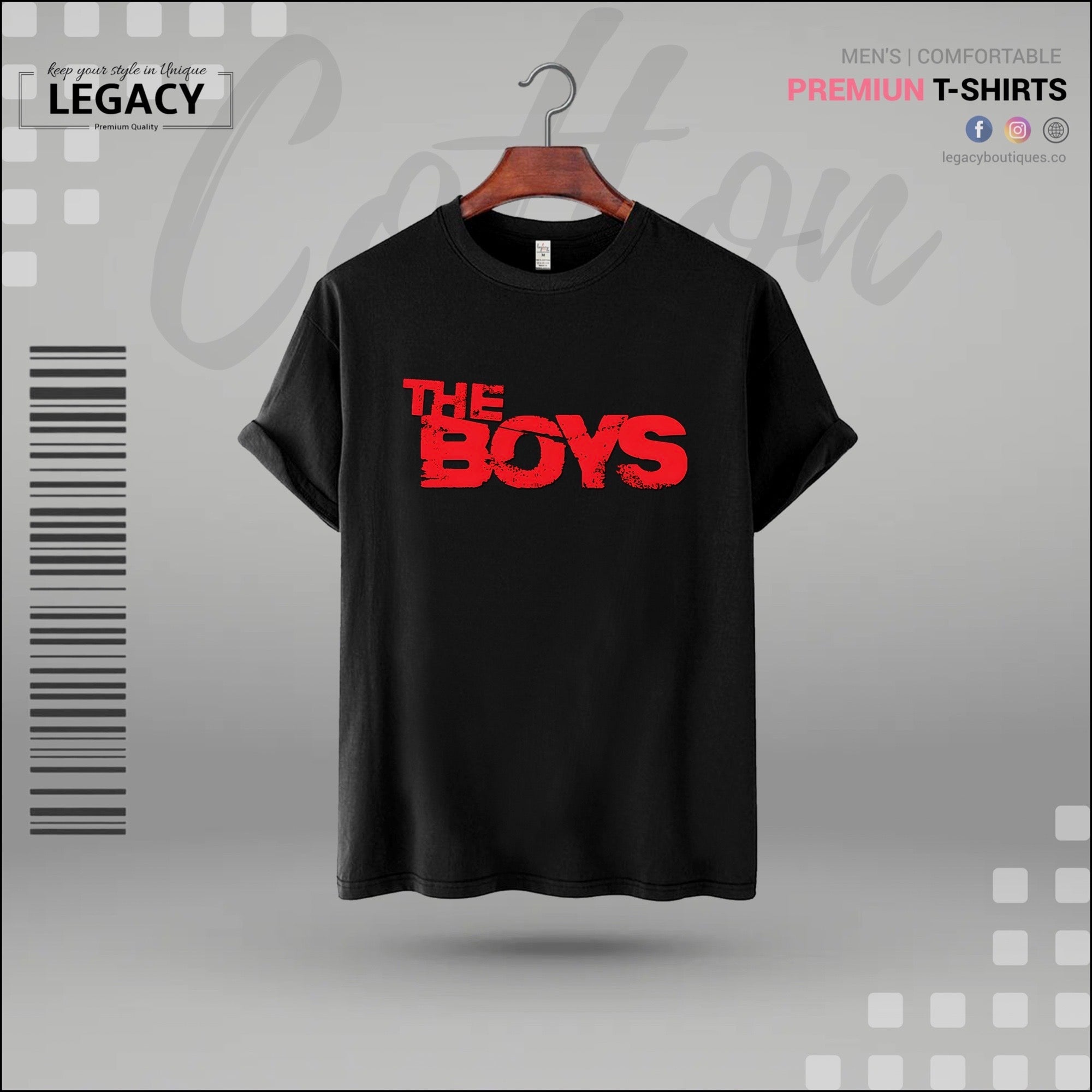 The Boys Men Premium Designer Edition T Shirt | Legacy Boutiques Dhaka Legacy Boutiques Legacy Boutiques