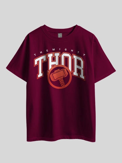 THE MIGHTY THOR Printed Drop Shoulder T-shirt Legacy Boutiques Bangladesh Legacy Boutiques Legacy Boutiques