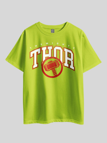 THE MIGHTY THOR Printed Drop Shoulder T-shirt Legacy Boutiques Bangladesh Legacy Boutiques Legacy Boutiques