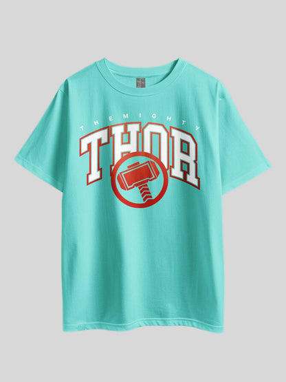 THE MIGHTY THOR Printed Drop Shoulder T-shirt Legacy Boutiques Bangladesh Legacy Boutiques Legacy Boutiques