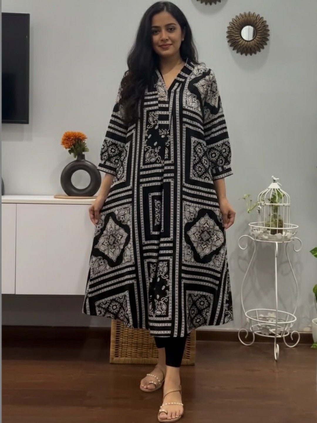 The Monochrome Kaleidoscope Dress Legacy Boutiques Legacy Boutiques