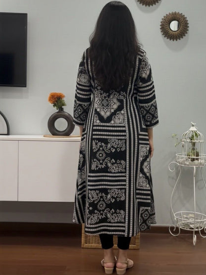 The Monochrome Kaleidoscope Dress Legacy Boutiques Legacy Boutiques