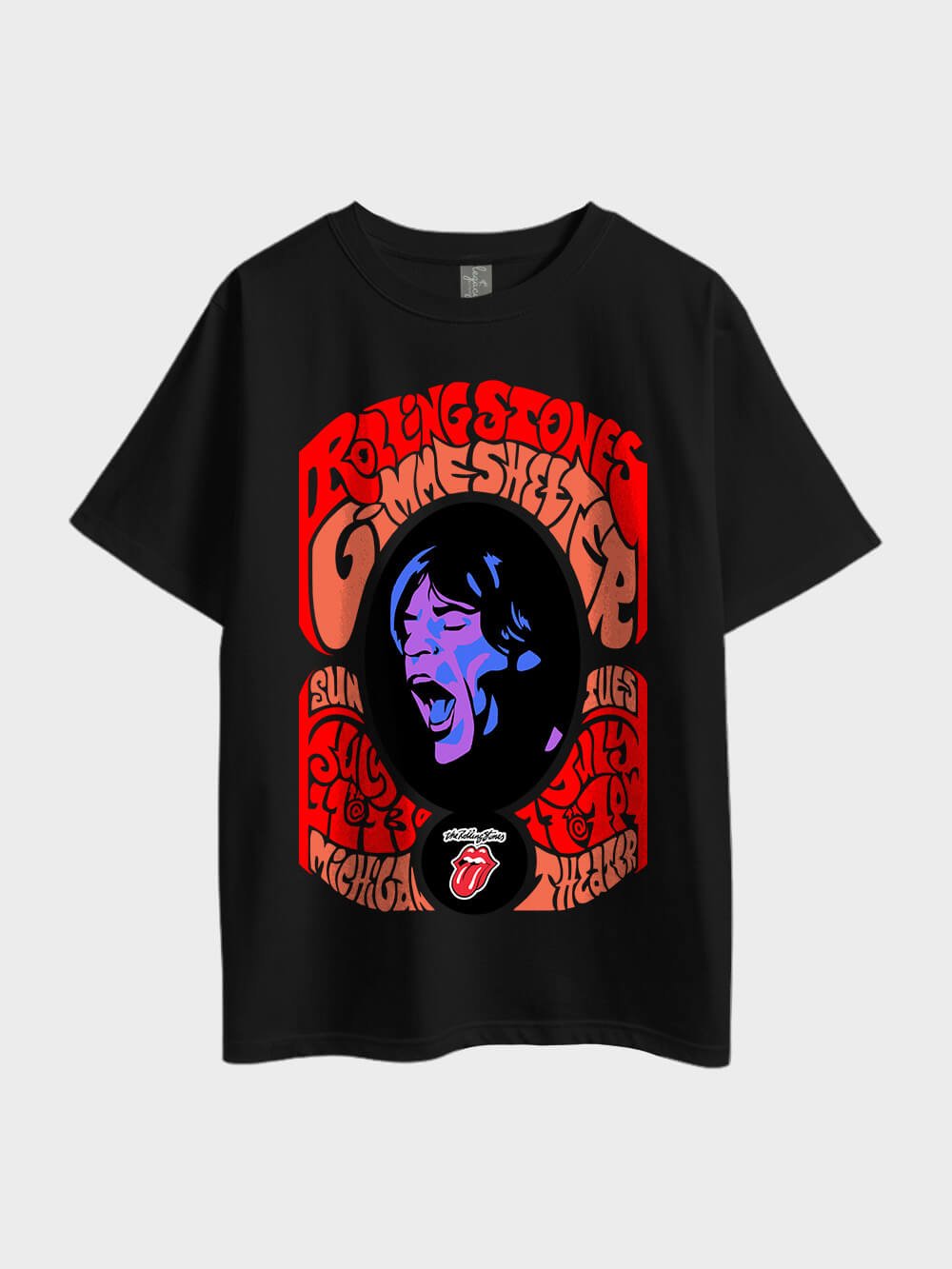 The Rolling Stones Metal Oversized Mens Tee In Lowest Price Only In Dhaka Legacy Boutiques Legacy Boutiques