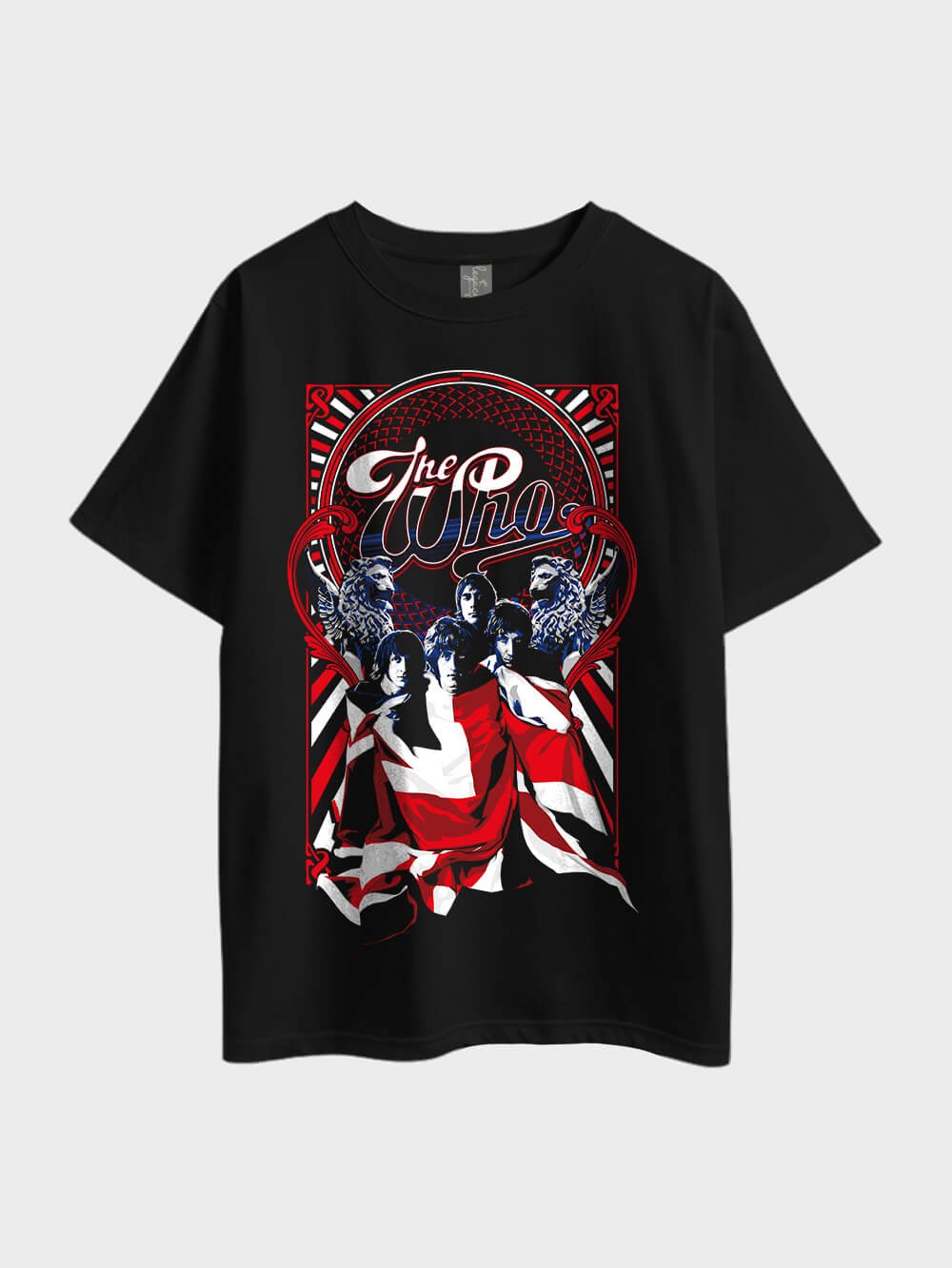 The Who Hard Rock Power Pop Metal Oversized Men&