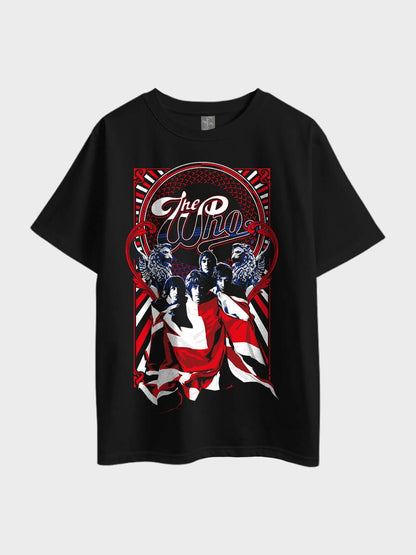 The Who Hard Rock Power Pop Metal Oversized Men&