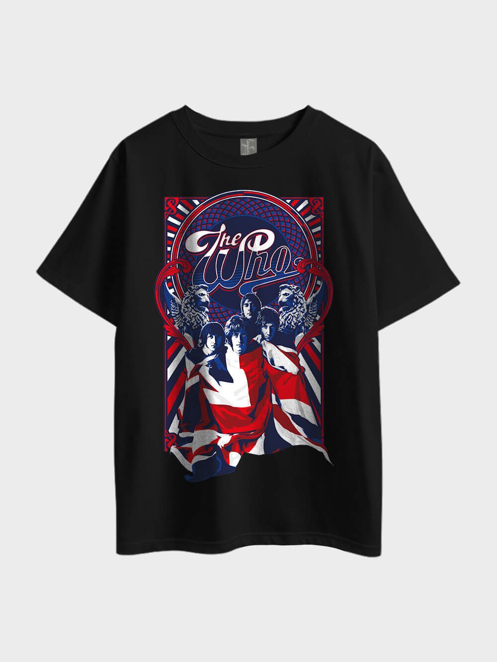 The Who Rock Band Metal Oversized Men&