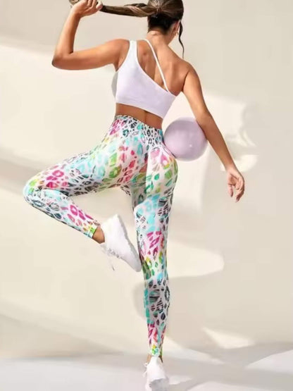 Tie Dye Leopard Print Leggings Legacy Boutiques Legacy Boutiques