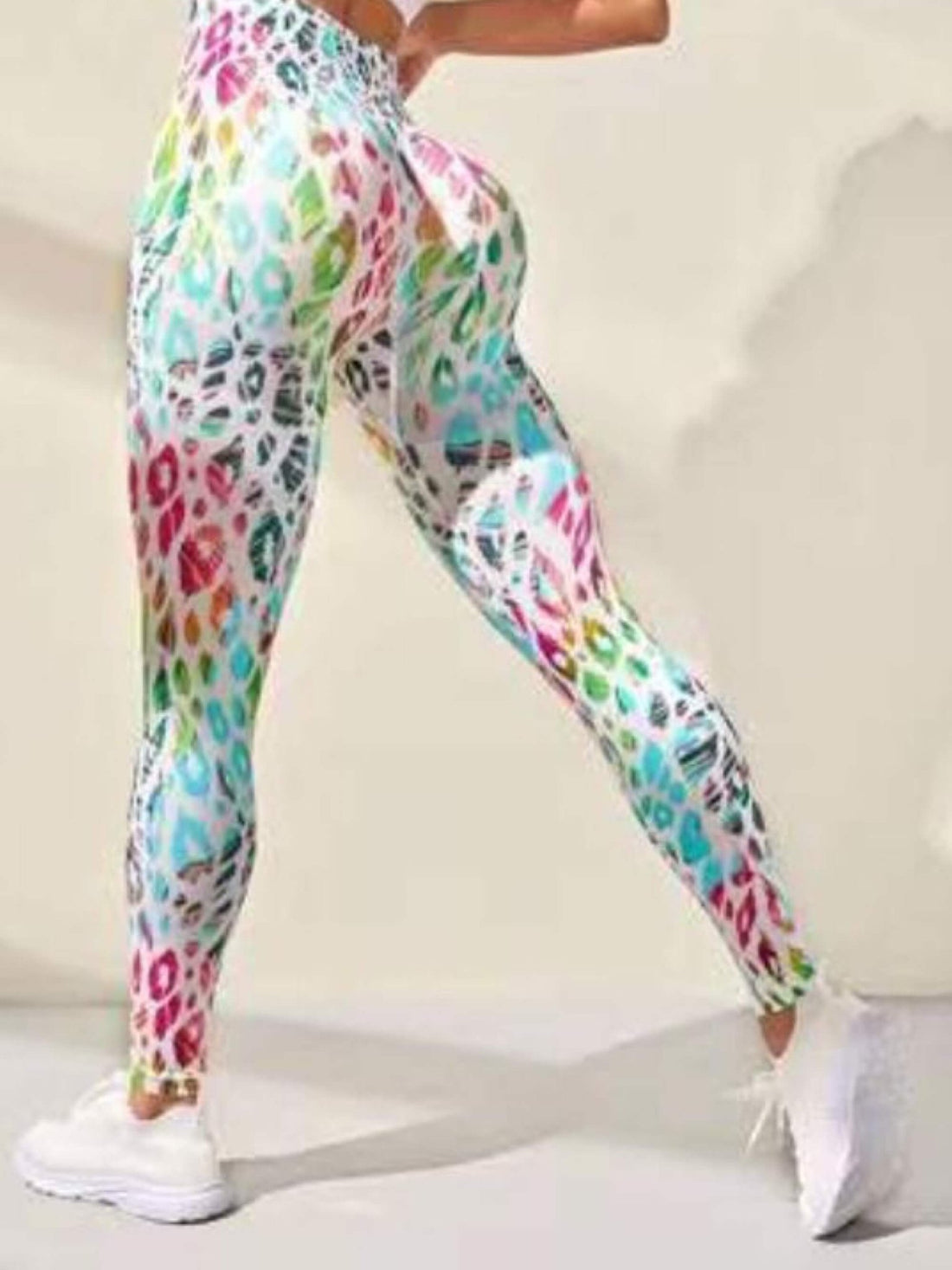 Tie Dye Leopard Print Leggings Legacy Boutiques Legacy Boutiques