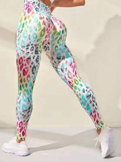 Tie Dye Leopard Print Leggings Legacy Boutiques Legacy Boutiques