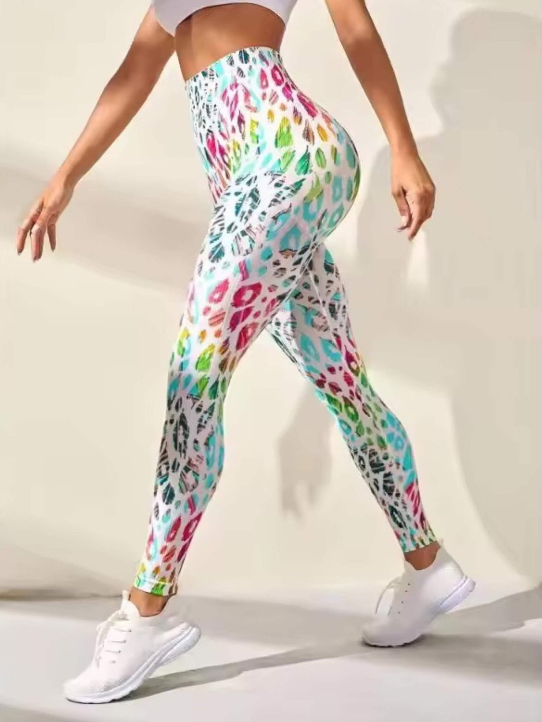 Tie Dye Leopard Print Leggings Legacy Boutiques Legacy Boutiques