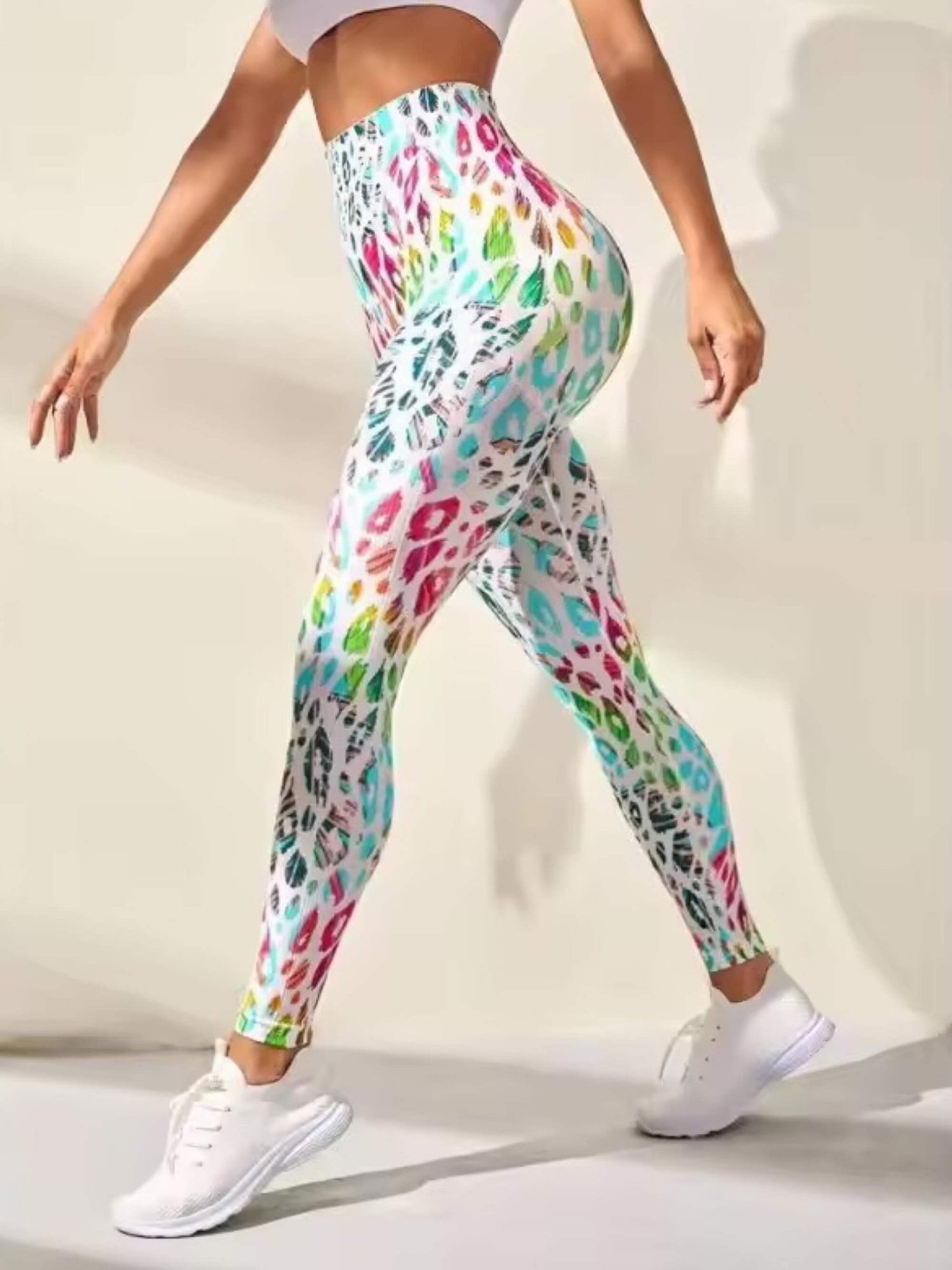 Tie Dye Leopard Print Leggings Legacy Boutiques Legacy Boutiques
