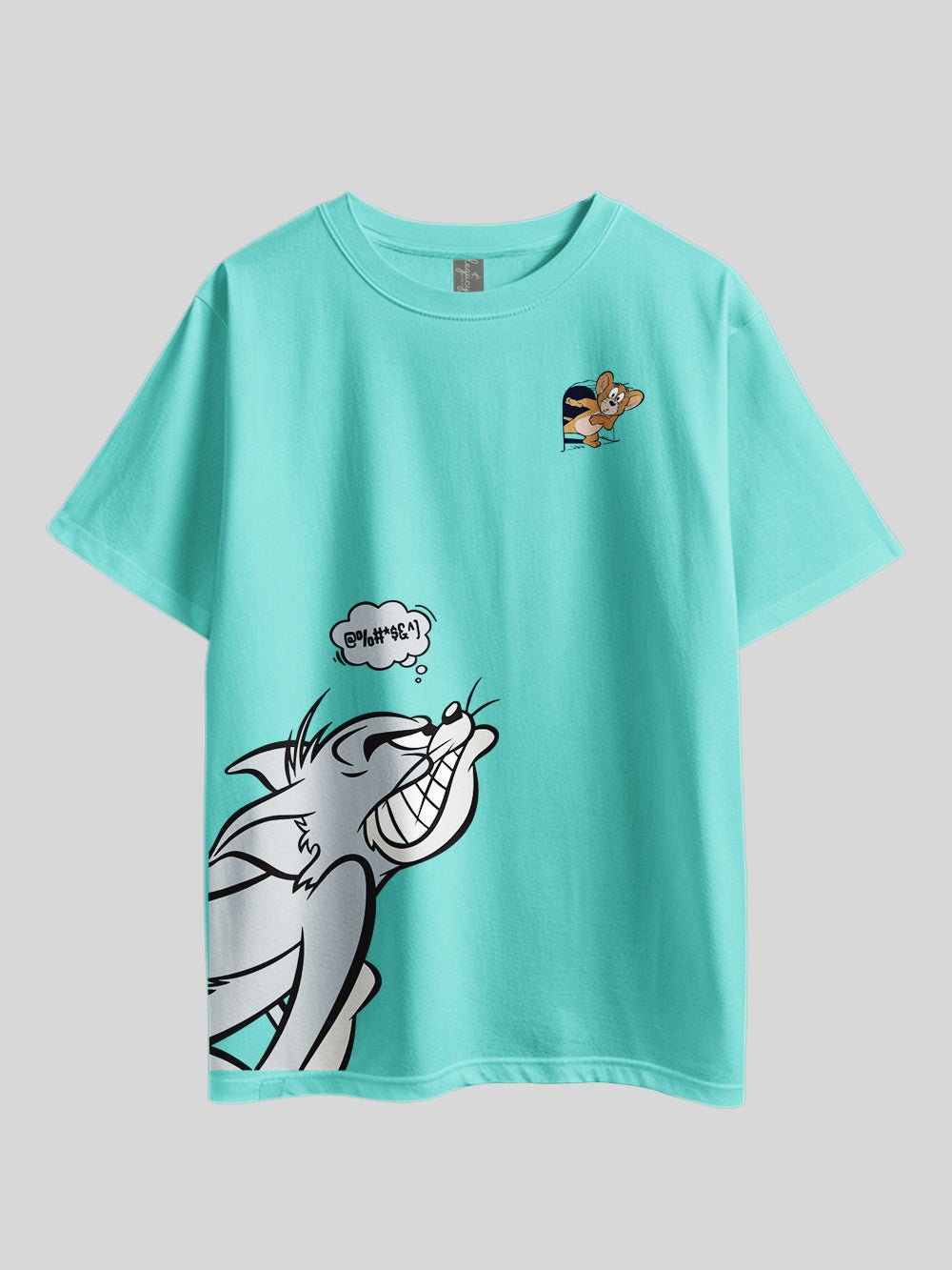 TOM &amp; JERRY" Graphic Printed Drop Shoulder T-shirt Legacy Boutiques Bangladesh Legacy Boutiques Legacy Boutiques