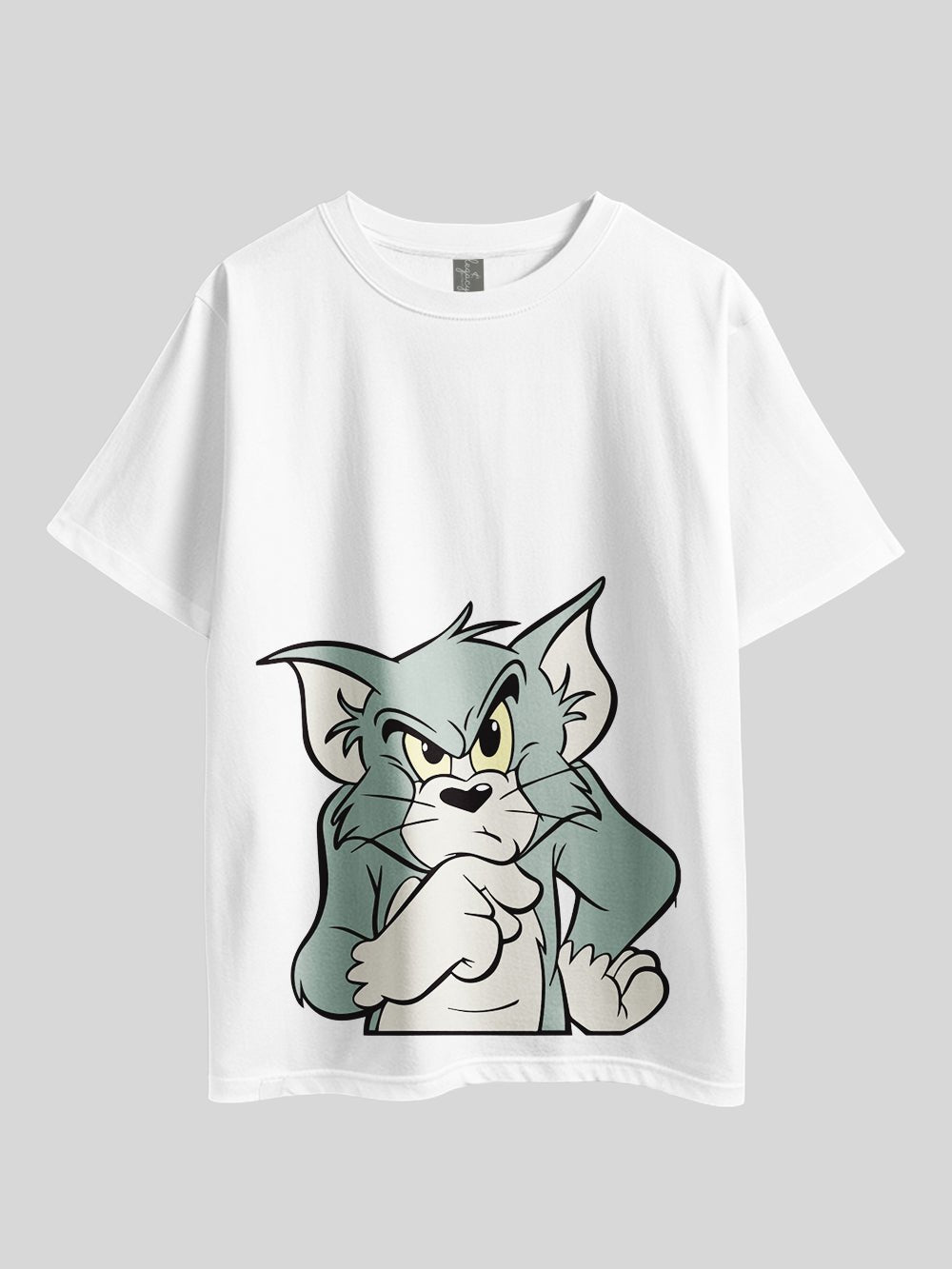 TOM &amp; JERRY" Tom Bottom Graphic Printed Drop Shoulder T-shirt Legacy Boutiques Dhaka Legacy Boutiques Legacy Boutiques