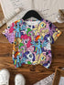 Unicorn Printed Kids Round Neck Tshirt Legacy Boutiques Legacy Boutiques
