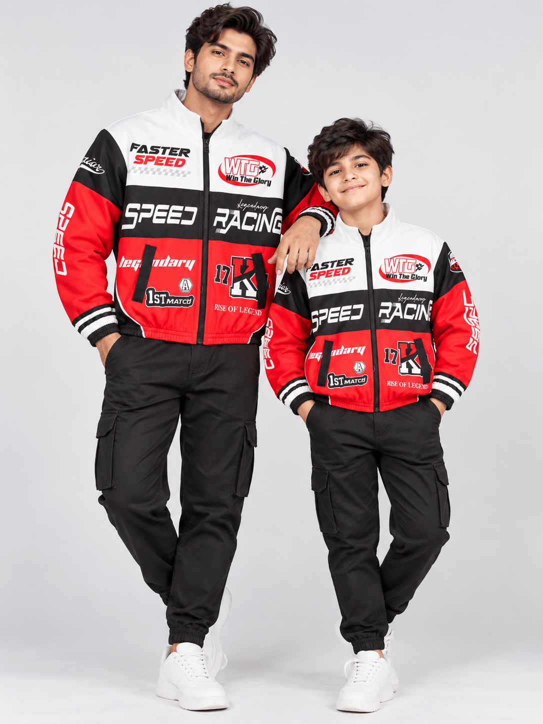 Unisex Racing Moto Streetwear Zipper Jacket Legacy Boutiques Legacy Boutiques