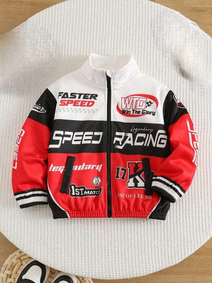 Unisex Racing Moto Streetwear Zipper Jacket Legacy Boutiques Legacy Boutiques