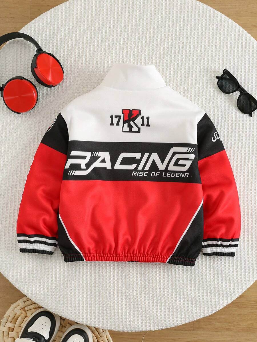 Unisex Racing Moto Streetwear Zipper Jacket Legacy Boutiques Legacy Boutiques