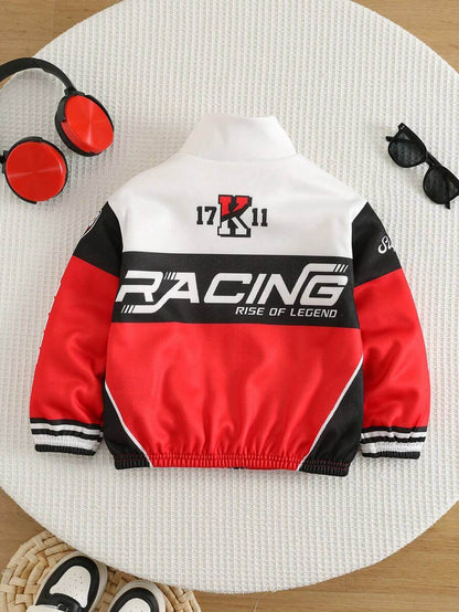 Unisex Racing Moto Streetwear Zipper Jacket Legacy Boutiques Legacy Boutiques