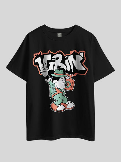 ViBin Mickey Mouse Printed Drop Shoulder T-shirt Legacy Boutiques Dhaka Legacy Boutiques Legacy Boutiques