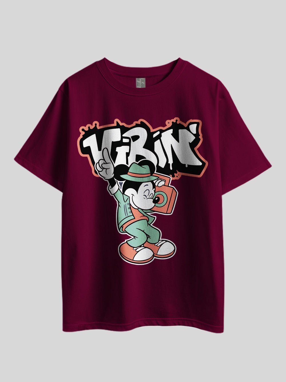 ViBin Mickey Mouse Printed Drop Shoulder T-shirt Legacy Boutiques Dhaka Legacy Boutiques Legacy Boutiques
