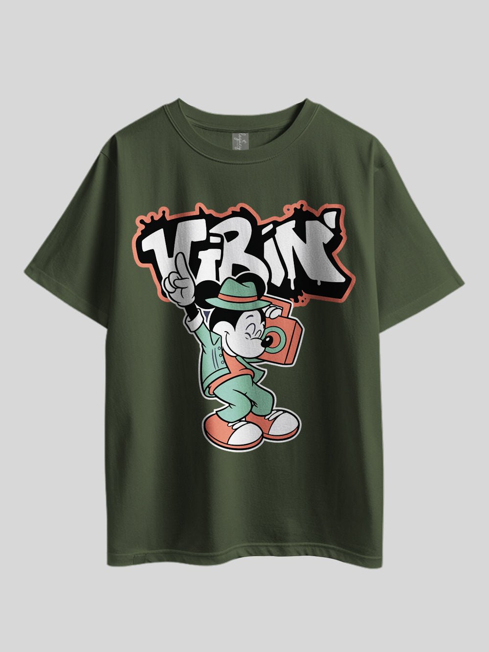 ViBin Mickey Mouse Printed Drop Shoulder T-shirt Legacy Boutiques Dhaka Legacy Boutiques Legacy Boutiques