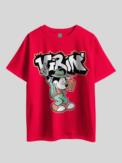 ViBin Mickey Mouse Printed Drop Shoulder T-shirt Legacy Boutiques Dhaka Legacy Boutiques Legacy Boutiques