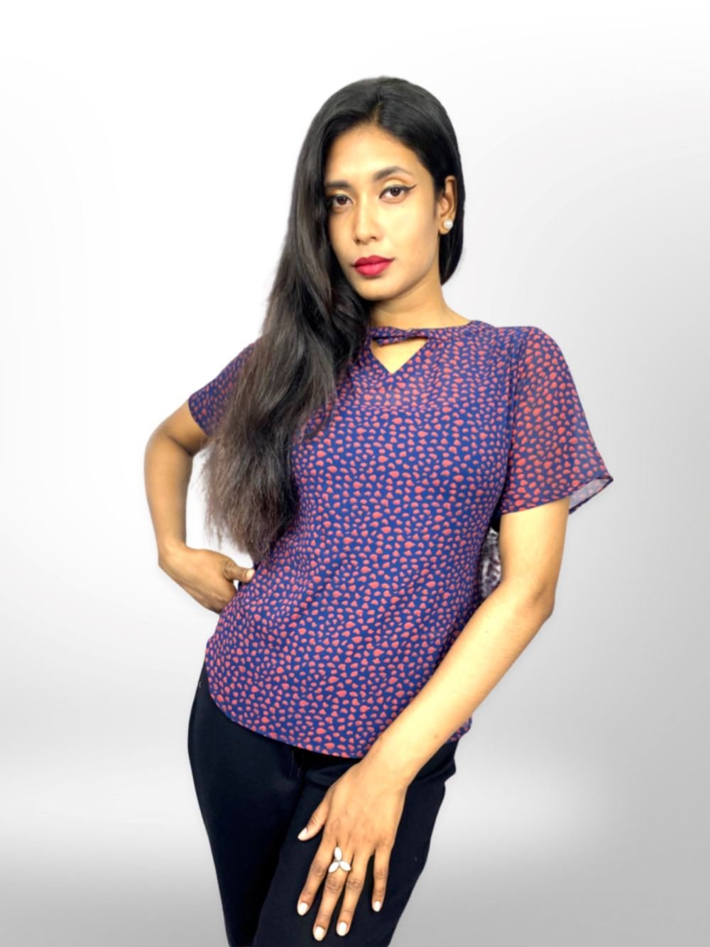 Vintage Chic Women Floral Print Bohemian Blouse Shirt, Ladies Long Sleeve Loose Boho Shirt Legacy Boutiques Legacy Boutiques