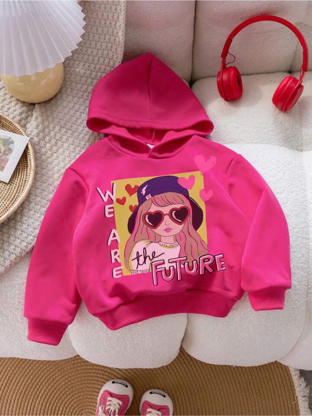 We Are The Future Printed Baby Boys And Girls Cute Cotton Hoodie Legacy Boutiques Dhaka Legacy Boutiques Legacy Boutiques