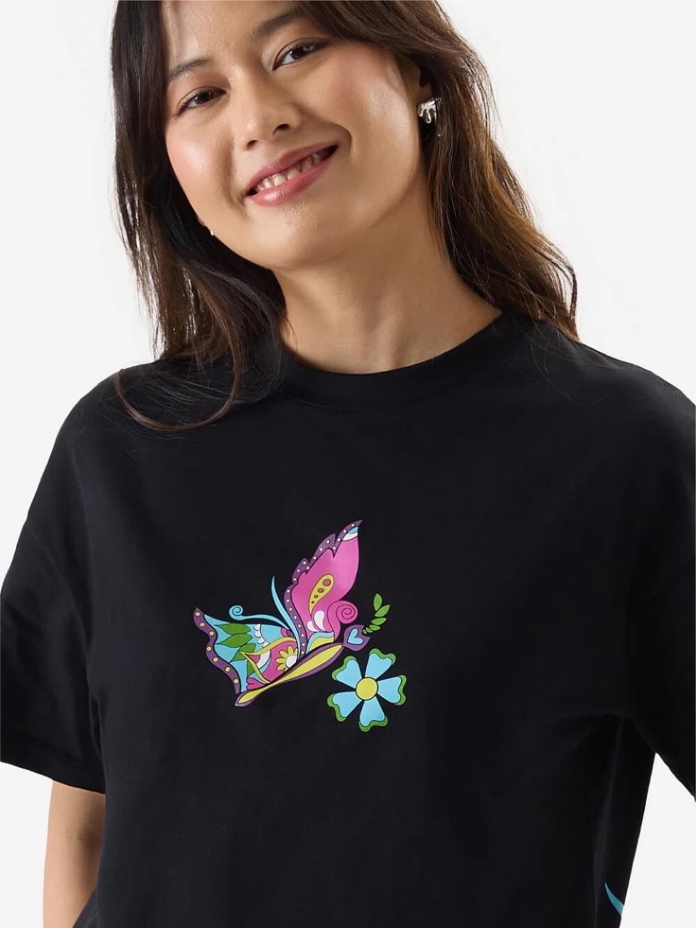 Wild And Free Graphic Printed Cheap Price High Quality Womens Drop Shoulder Tee Legacy Boutiques Bangladesh Legacy Boutiques Legacy Boutiques