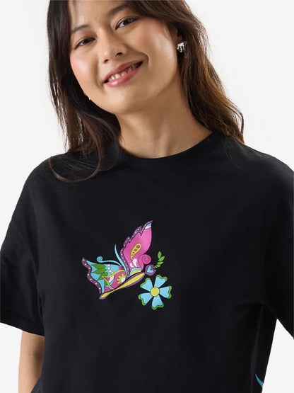 Wild And Free Graphic Printed Cheap Price High Quality Womens Drop Shoulder Tee Legacy Boutiques Bangladesh Legacy Boutiques Legacy Boutiques