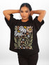 Wildflowers Printed Womens Drop Shoulder T-shirt Legacy Boutiques Dhaka Legacy Boutiques Legacy Boutiques