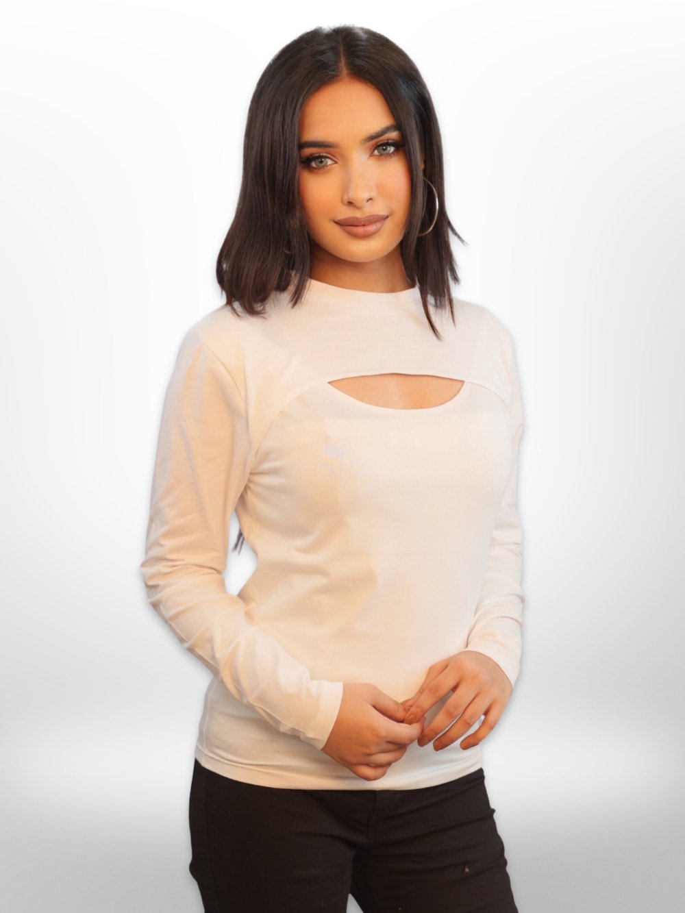 Women Cut Out Tops Full Sleeve Legacy Boutiques Legacy Boutiques