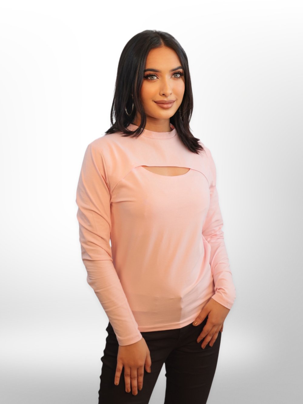 Women Cut Out Tops Full Sleeve Legacy Boutiques Legacy Boutiques
