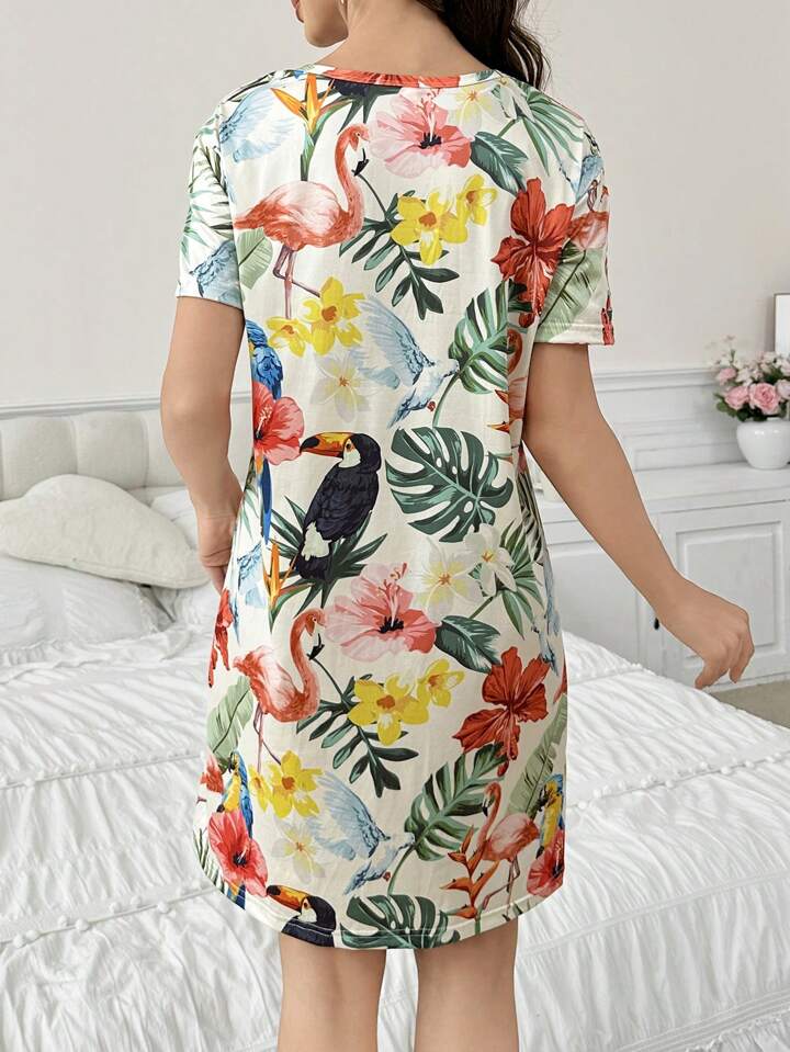 Women Neon Daisy Heart Print Dress Legacy Boutiques Legacy Boutiques