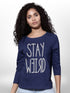 Womens Cool Mood T-shirt 4 Quarter Sleeve Legacy Boutiques Legacy Boutiques