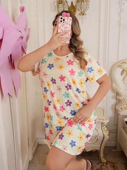 Women’s Graphic Oversized T - Shir Tropical Joy Legacy Boutiques Legacy Boutiques