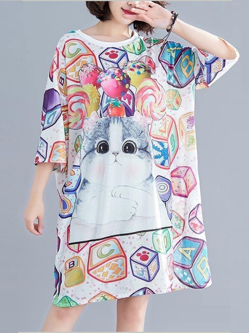 Women’s Graphic Oversized T-Shirt T-Shirt Dress Legacy Boutiques Legacy Boutiques