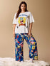 Women’s Graphic Pajama Set Two - Piece Get Spongy Legacy Boutiques Legacy Boutiques